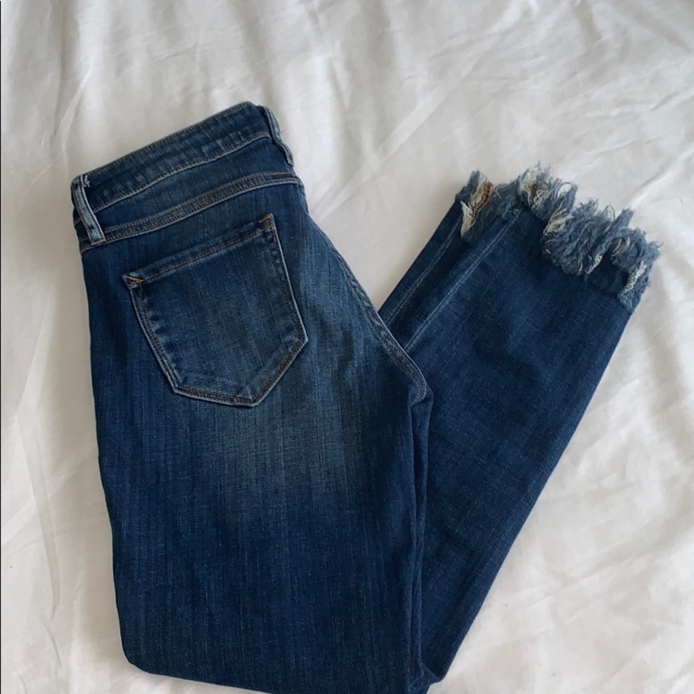 Hidden jeans fringe